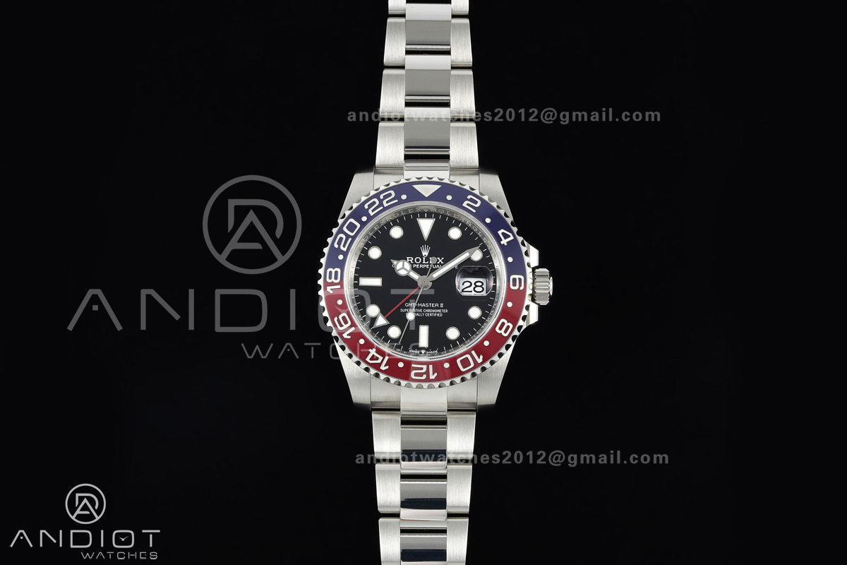 GMT-Master II 126710 BLRO 904L Steel RICH PEPSI 1:1 Best Edition on Oyster Bracelet JH3285 V2